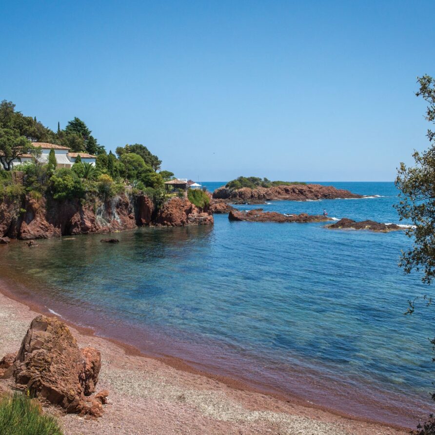 Beaches on the cote d'azur